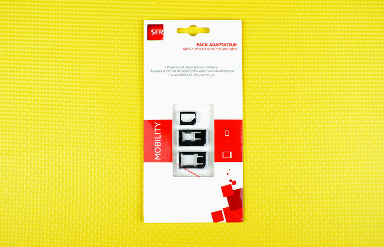 کوتاه سیاه پلاستیکی نانو تلفن همراه سیم کارت آداپتور برای آیفون 5