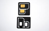 پلاستیک ABS دو سیم کارت آداپتورهای آنان / دو سیم کارت آداپتور برای تلفن معمولی