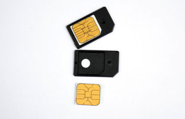 3FF نانو میکرو سیم کارت آداپتور کوتاه سیاه 1.5 * 2.5CM برای آیفون