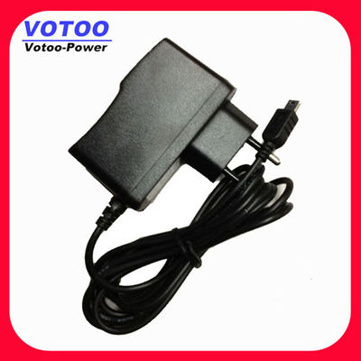 10W 5V 2A دیواری آداپتور برق با کوتاه / میکرو DC پلاگین، دوربین مدار بسته منبع تغذیه