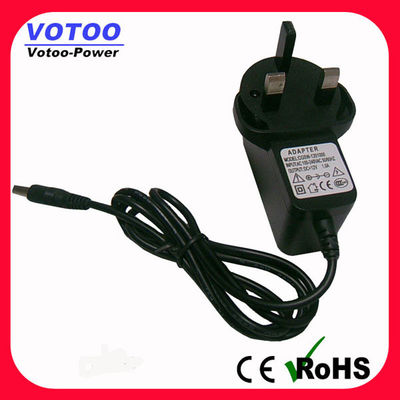 راندمان بالا 9W 9V 1A دیواری آداپتور برق برای دی وی دی پلیر، 50-60HZ با