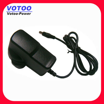 راندمان بالا 9W 9V 1A دیواری آداپتور برق برای دی وی دی پلیر، 50-60HZ با