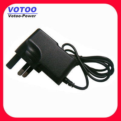 راندمان بالا 9W 9V 1A دیواری آداپتور برق برای دی وی دی پلیر، 50-60HZ با