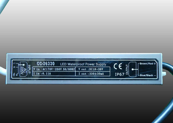 36V 330mA AC DC جریان ثابت درایور چراغ برق، اتصال کوتاه حفاظت