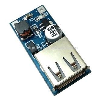 DC-DC تبدیل ماژول تقویت 5V برای آردوینو با دو باتری AA