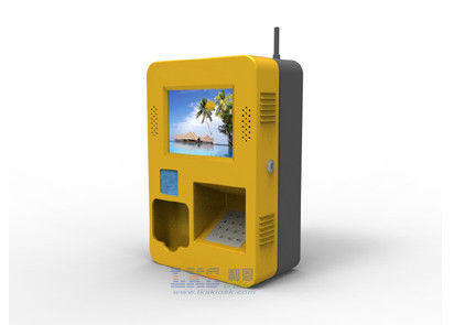 بلیط کیک چاپ کیوسک دیواری نصب شده با کارت خوان Pinpad و NFC