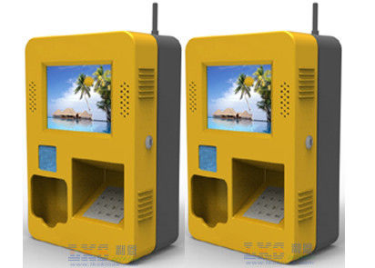 بلیط کیک چاپ کیوسک دیواری نصب شده با کارت خوان Pinpad و NFC
