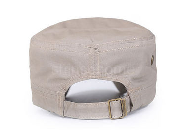 Patch Embroidered 100% Cotton Military Cap Fashion Metal Buckle