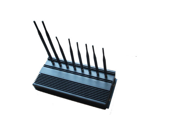 35dBm 4G WIFI مسدود کننده / مسدود کننده EST-808N3 برای نظامی، مشکی