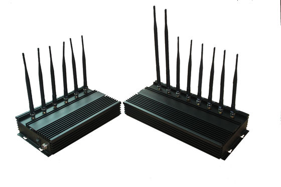 35dBm 4G WIFI مسدود کننده / مسدود کننده EST-808N3 برای نظامی، مشکی
