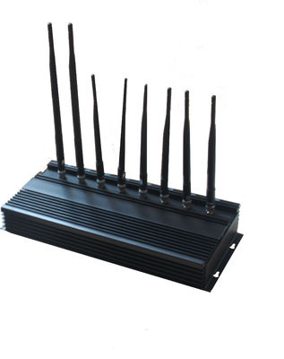 35dBm 4G WIFI مسدود کننده / مسدود کننده EST-808N3 برای نظامی، مشکی