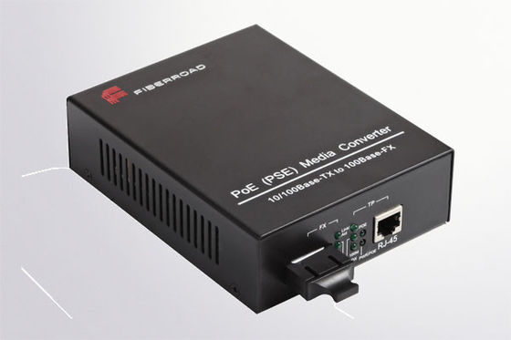 Multimode Power Over Ethernet PSE Media Converter Over-current protection