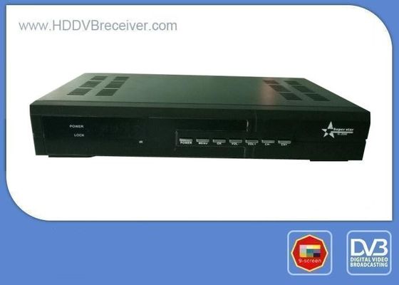 High Definition Digital Satellite Receiver Support  AC DC Power With Alligator Clip Cable