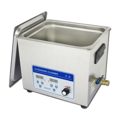 قابل تنظیم قدرت Benchtop التراسونیک تمیز کننده 10liter سخت افزار حذف روغن