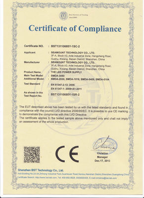 0.8A 30V DC Lighting LED Constant Current Driver 10W - 18W 50Hz With PF 0.95