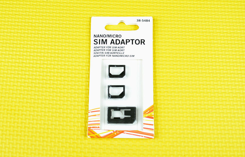 پلاستیک ABS تلفن همراه سیم کارت آداپتور برای آیفون نانو و میکرو