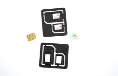 نانو تلفن همراه سیم آداپتور کارت با کوتاه میکرو پلاستیک 2FF
